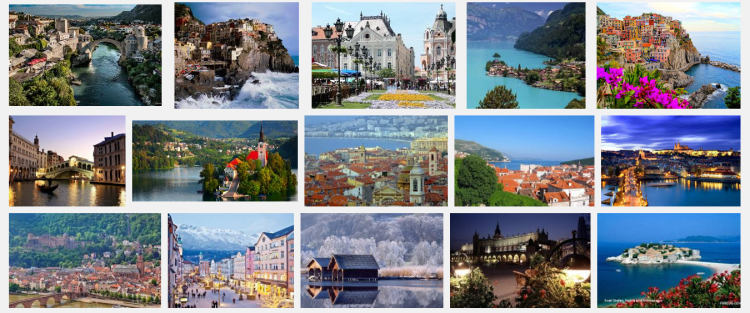 Google image search for [Beautiful Europe], source: Google